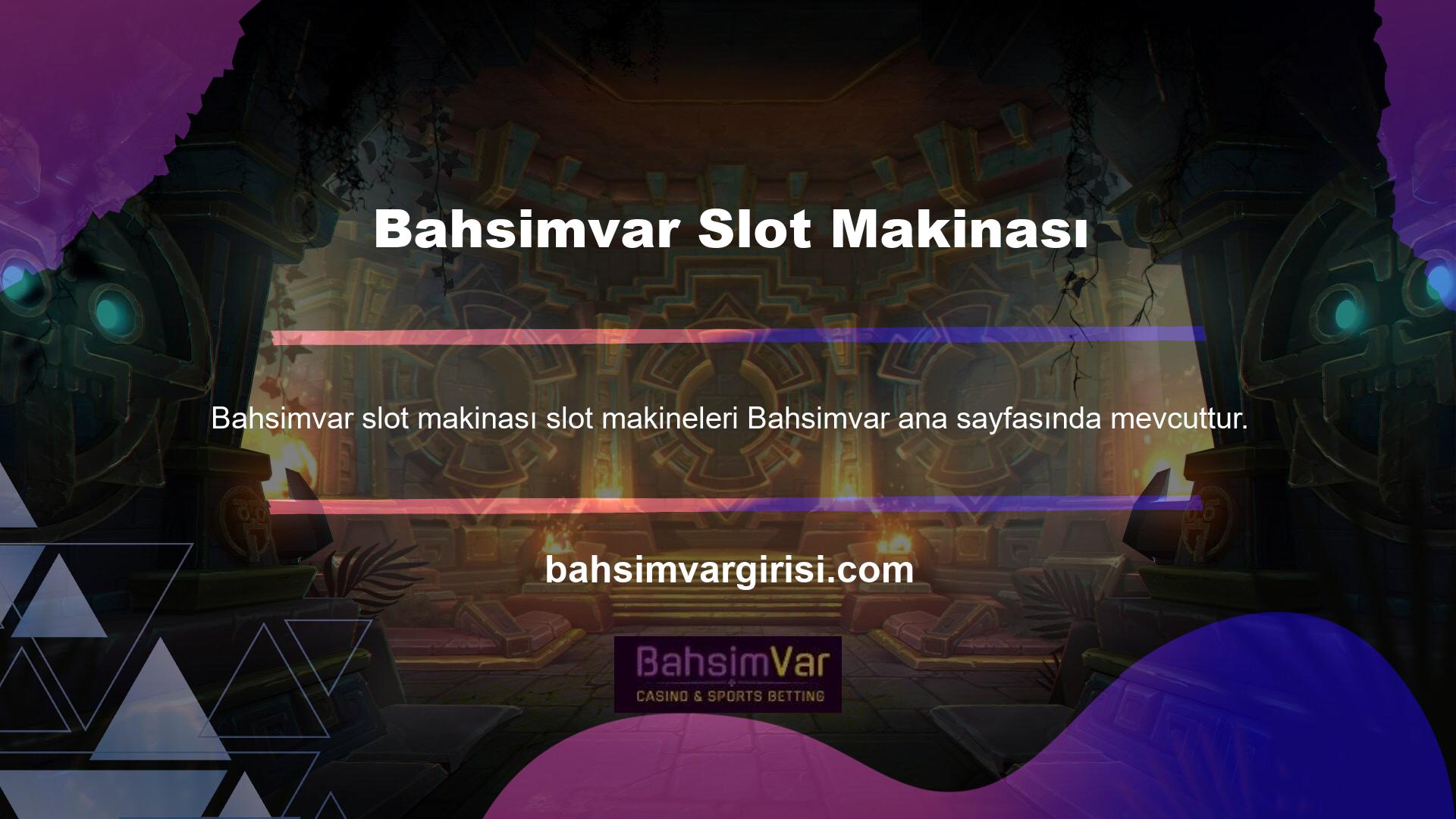 Slot makineleri sağlayıcısı Bahsimvar, en karlı slot oyunlarının güncel bir listesini derledi