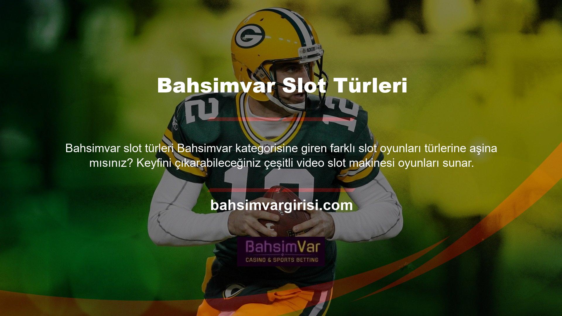 Çeşitli video poker oyunları içerir