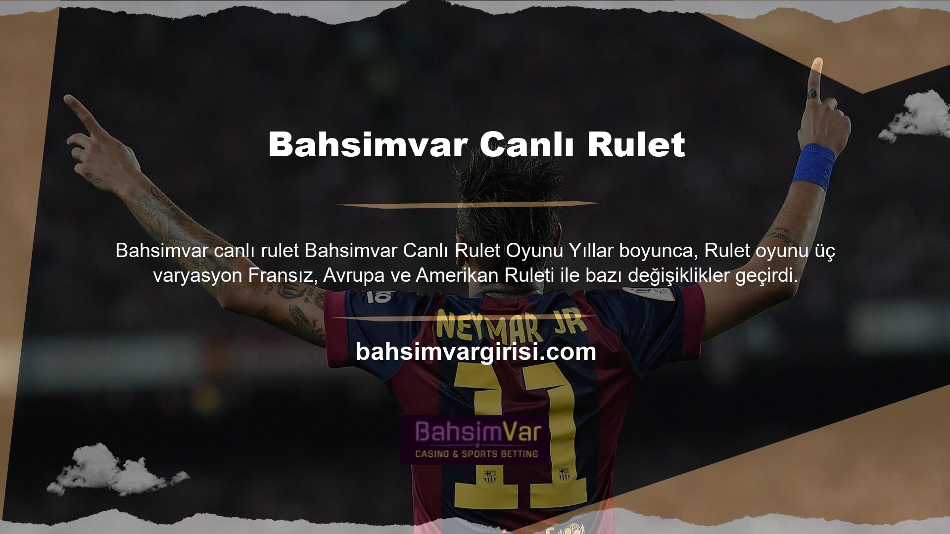 İlk ikisi tekerlek üzerinde aynı 37 (o ila 36) sayısına sahipken, üçüncü seçeneğin direksiyonda 38 yuvası vardır (bir yuvada o ila 36 ve oo)